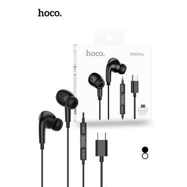 Hoco M101 Pro Crystal USB-C Handsfree - Black